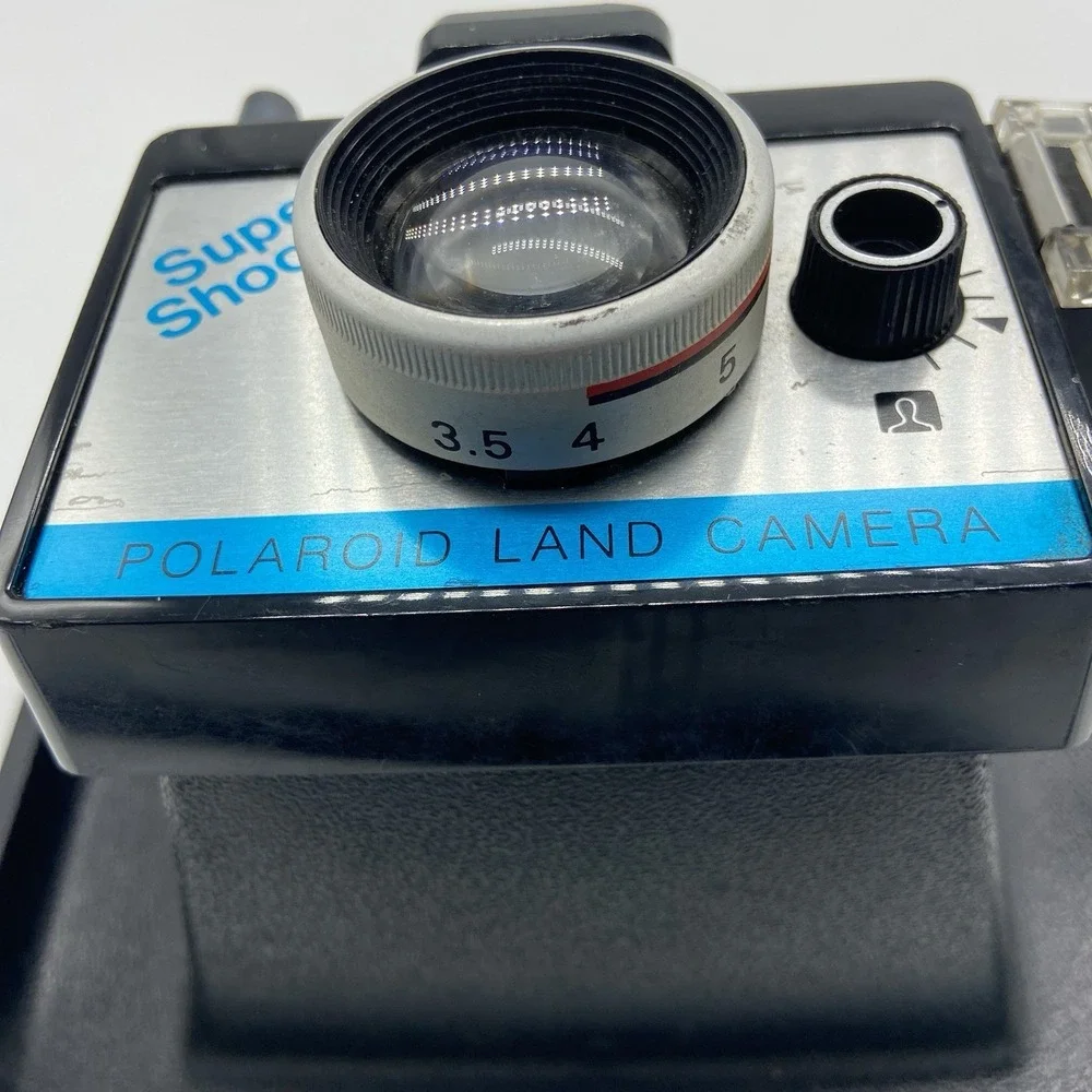 Vintage Polaroid Super Shooter Land Camera W/Flash Untested Instant‎ Film 70's